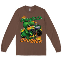 Chestnut Shamrock crusher St. Patrick's Day Long Sleeve Tee - CowGirlArtShop