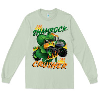 Matcha Shamrock crusher St. Patrick's Day Long Sleeve Tee - CowGirlArtShop