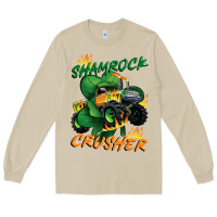 Mushroom Shamrock crusher St. Patrick's Day Long Sleeve Tee - CowGirlArtShop