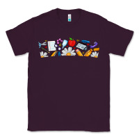Plum Best Teacher Ever Classic Tee - CowhideDigitalArt