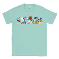 Seafoam Best Teacher Ever Classic Tee - CowhideDigitalArt