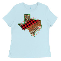 Baby Blue christmas texas Ladies Tee - Bettercallsaul