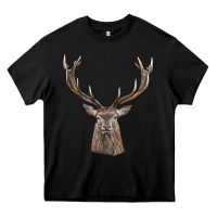 Black elk deer head Heavy Core Tee - LillyAllenDesigns