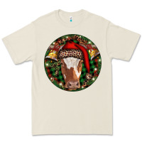 Longhorn Cow Christmas Premium Tee | Teevron