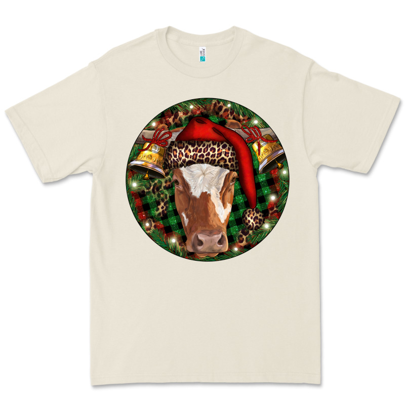 Longhorn Cow Christmas Premium Tee by RanaPortraitStore | Teevron