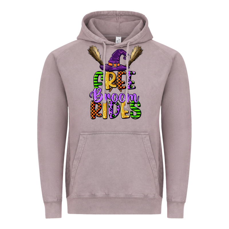 Free Broom Rides Vintage Hoodie by CowGirlArtShop | Teevron