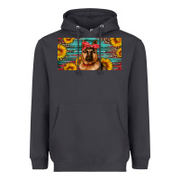 Smoke german shepherd with sunflowers license plate Heavyweight Hoodie - Artiststas