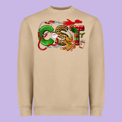 Christmas Cetified Surgical Technologist Heavyweight Sweatshirt Designed By Lillyallendesigns