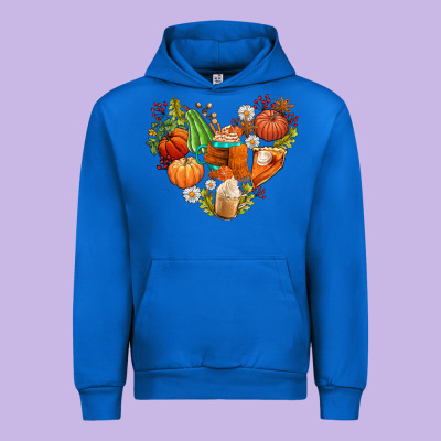 Pumpkin And Latte With Fall Urban Hoodie Designed By Adodesignshop
