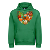 Emerald pumpkin and latte with fall Urban Hoodie - AdoDesignShop