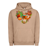 Pigment Burro pumpkin and latte with fall Urban Hoodie - AdoDesignShop