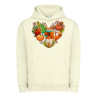 Pigment Pistachio pumpkin and latte with fall Urban Hoodie - AdoDesignShop