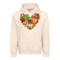 Sandshell pumpkin and latte with fall Urban Hoodie - AdoDesignShop