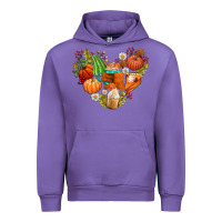 Tulip pumpkin and latte with fall Urban Hoodie - AdoDesignShop