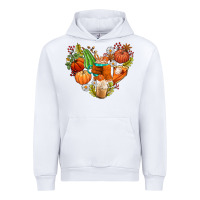 White pumpkin and latte with fall Urban Hoodie - AdoDesignShop