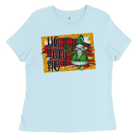 Baby Blue Christmas Ho Ho Ho Ladies Tee - Bettercallsaul