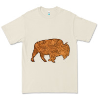 Western Vintage Bison Silhouette Premium Tee | Teevron