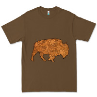 Cacao Western Vintage Bison Silhouette Premium Tee - Bettercallsaul