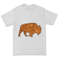 Dove Grey Western Vintage Bison Silhouette Premium Tee - Bettercallsaul
