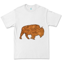 White Western Vintage Bison Silhouette Premium Tee - Bettercallsaul