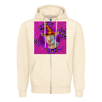 Sandshell Halloween Saanen Goat Zipper Hoodie - LillyAllenDesigns