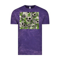 Cloud Purple Soccer tumbler Vintage Tee - HowdyJamesFarm