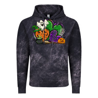 Cloud Black halloween heart Vintage Hoodie - CowGirlArtShop