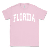 Bubblegum Pink Florida Crewneck Sweatshirt Sports College Style State Gifts Classic Tee - minhPixels