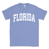 Colony Blue Florida Crewneck Sweatshirt Sports College Style State Gifts Classic Tee - minhPixels