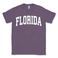 Lavender Florida Crewneck Sweatshirt Sports College Style State Gifts Classic Tee - minhPixels