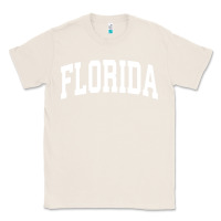 Natural Florida Crewneck Sweatshirt Sports College Style State Gifts Classic Tee - minhPixels