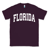 Plum Florida Crewneck Sweatshirt Sports College Style State Gifts Classic Tee - minhPixels