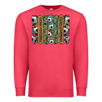 Cardinal soccer camouflage serape cowhide turquoise leopard glitter  brushstrok Premium Sweatshirt - Artiststas