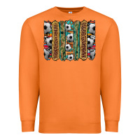 Carrot soccer camouflage serape cowhide turquoise leopard glitter  brushstrok Premium Sweatshirt - Artiststas