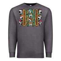 Charcoal Heather soccer camouflage serape cowhide turquoise leopard glitter  brushstrok Premium Sweatshirt - Artiststas