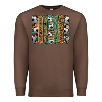 Chestnut soccer camouflage serape cowhide turquoise leopard glitter  brushstrok Premium Sweatshirt - Artiststas