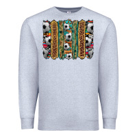 Heather Grey soccer camouflage serape cowhide turquoise leopard glitter  brushstrok Premium Sweatshirt - Artiststas