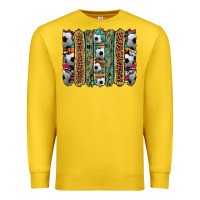 Lemon soccer camouflage serape cowhide turquoise leopard glitter  brushstrok Premium Sweatshirt - Artiststas