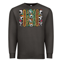 Smoke soccer camouflage serape cowhide turquoise leopard glitter  brushstrok Premium Sweatshirt - Artiststas