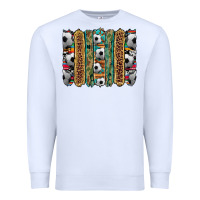 White soccer camouflage serape cowhide turquoise leopard glitter  brushstrok Premium Sweatshirt - Artiststas