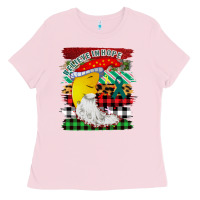 Bubblegum Pink Believe In Hope Santa Moon Ladies Tee - Bettercallsaul