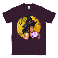 Plum Black Witch Classic Tee - texasbilliewilder