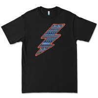 Black Western Orange Border Aztec Lightning Premium Tee - Bettercallsaul