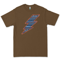 Cacao Western Orange Border Aztec Lightning Premium Tee - Bettercallsaul