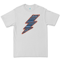 Dove Grey Western Orange Border Aztec Lightning Premium Tee - Bettercallsaul