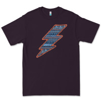 Plum Western Orange Border Aztec Lightning Premium Tee - Bettercallsaul