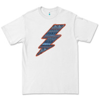 White Western Orange Border Aztec Lightning Premium Tee - Bettercallsaul