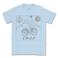 Dusty Blue Bicycle Day 1943  LSD Acid Trip  Druffi gift Classic Tee - minhPixels