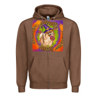 Chestnut Halloween Pomeranian Dog Zipper Hoodie - LillyAllenDesigns