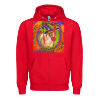Red Halloween Pomeranian Dog Zipper Hoodie - LillyAllenDesigns